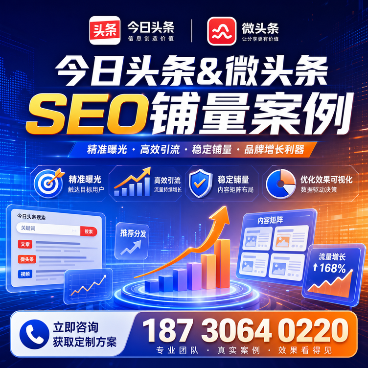 长沙头条号SEO矩阵批量内容铺量成功案例