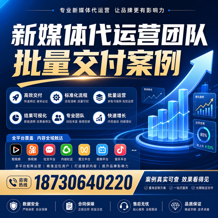 长沙代运营公司多客户账号批量高效交付案例